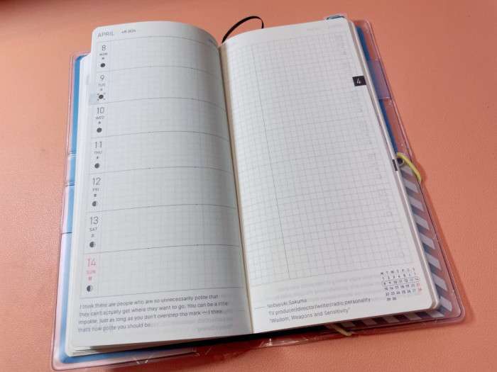 Hobonichi Weeks Layout