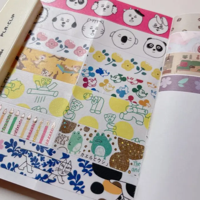 washi tape swatch 1 - april 2025