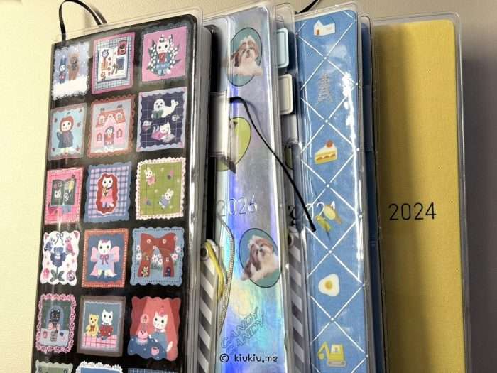 hobonichi weeks mega and regular weeks together