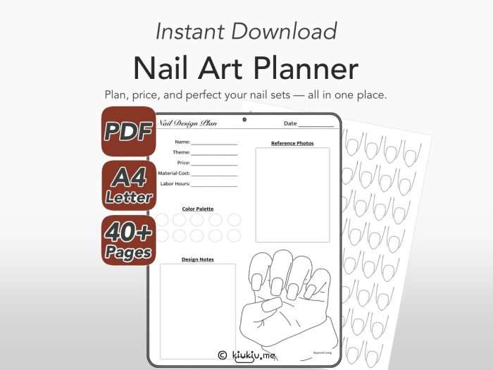 nail art planner thumbnail