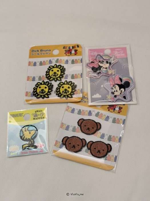 cute patches from okadaya shinjuku