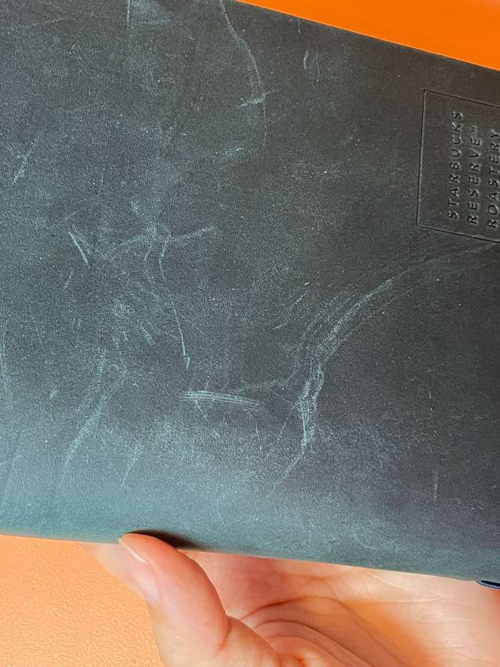 scratches on my travelers notebook