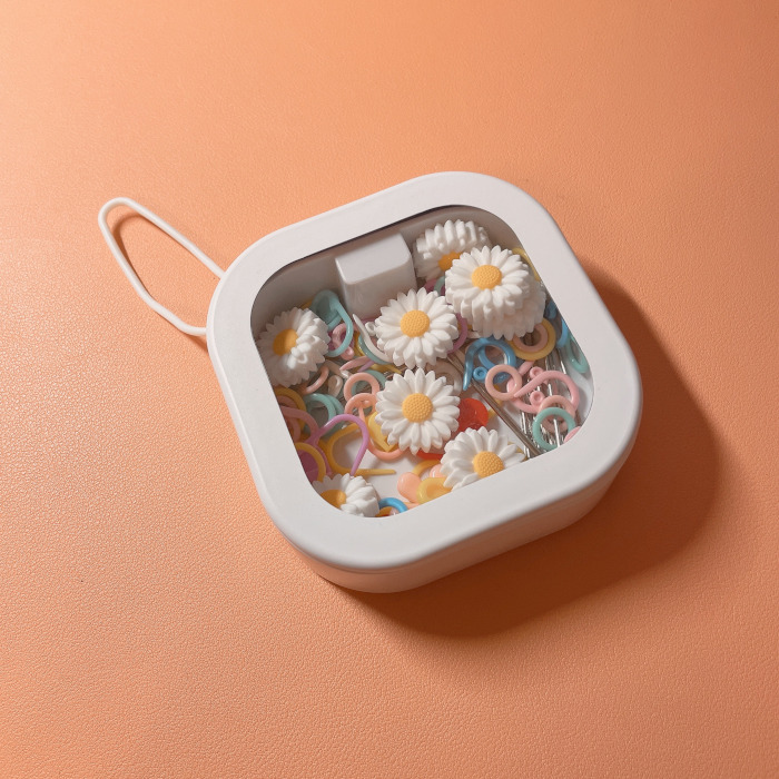 Knitting Supplies Storage: Compact Container for Crochet Tools-img