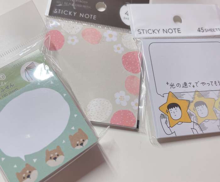 Sticky notes