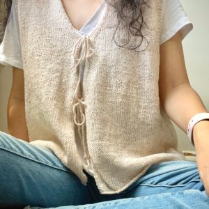 Best Summer Knitting Top Pattern: Top Sol by MochiKnits-img