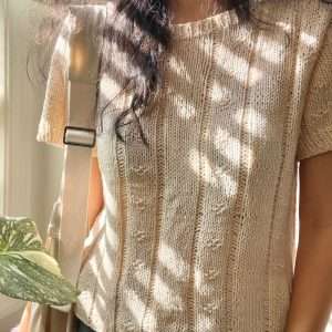 Last Knitting Project This Summer: Lightweight Sweater Pattern-img