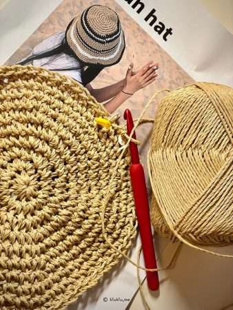 Rattan Hat Kit from 뜨개사계절