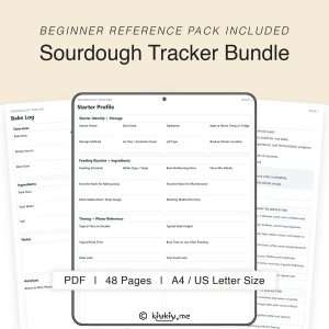 Sourdough Journal for Home Bakers: Track Starter, Levain, and Bake in One Place-img