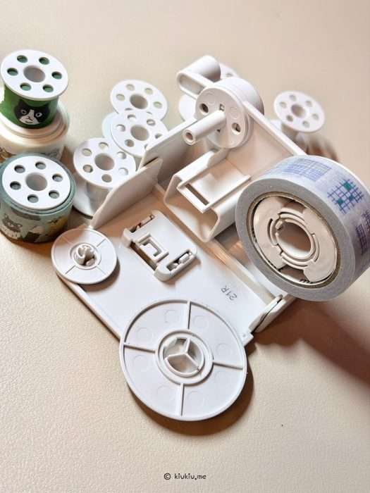 kokuyo bobbin with mt washi tape